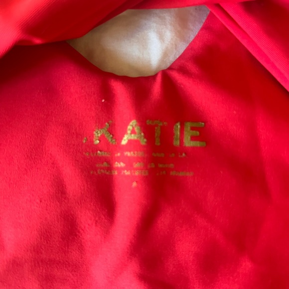 Skatie Chloe One-Piece Swimsuit Red S - Picture 2 of 3